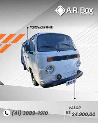 VOLKSWAGEN KOMBI 1.6 LUXO 8V GASOLINA 3P MANUAL
